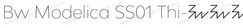 Bw Modelica SS01 Thi字体转换